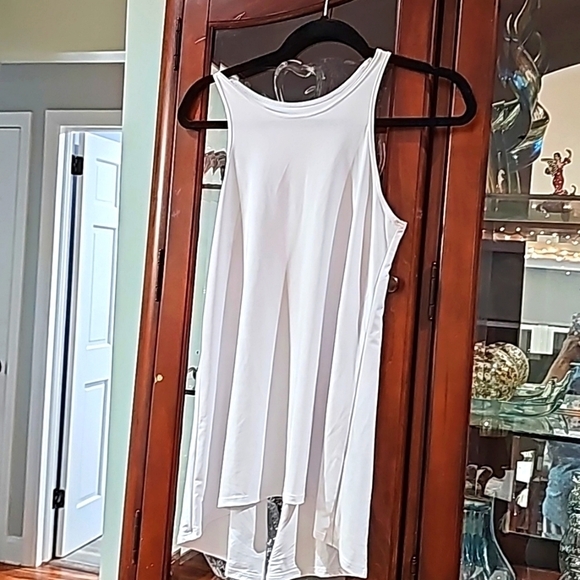 Onzie Flow Racer back Tank Top white one size - Picture 1 of 7